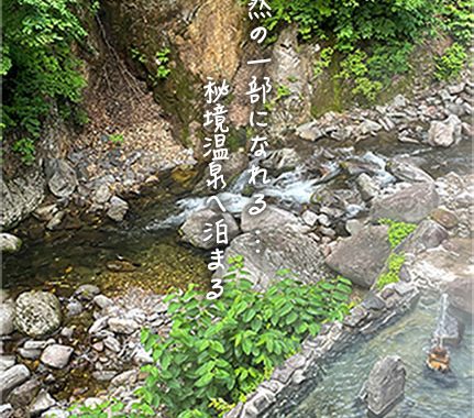 (Japanese) 春の山菜と秘境温泉を楽しむ
